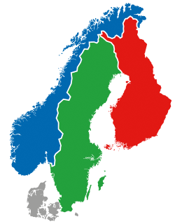 Norge, Sverige och Finland.